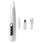 LED Pet Paw Trimmer & Nail Grinder - F2 White - pet grooming supply