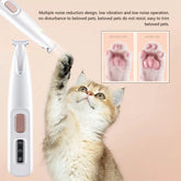 LED Pet Paw Trimmer & Nail Grinder - pet grooming supply