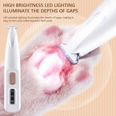 LED Pet Paw Trimmer & Nail Grinder - pet grooming supply