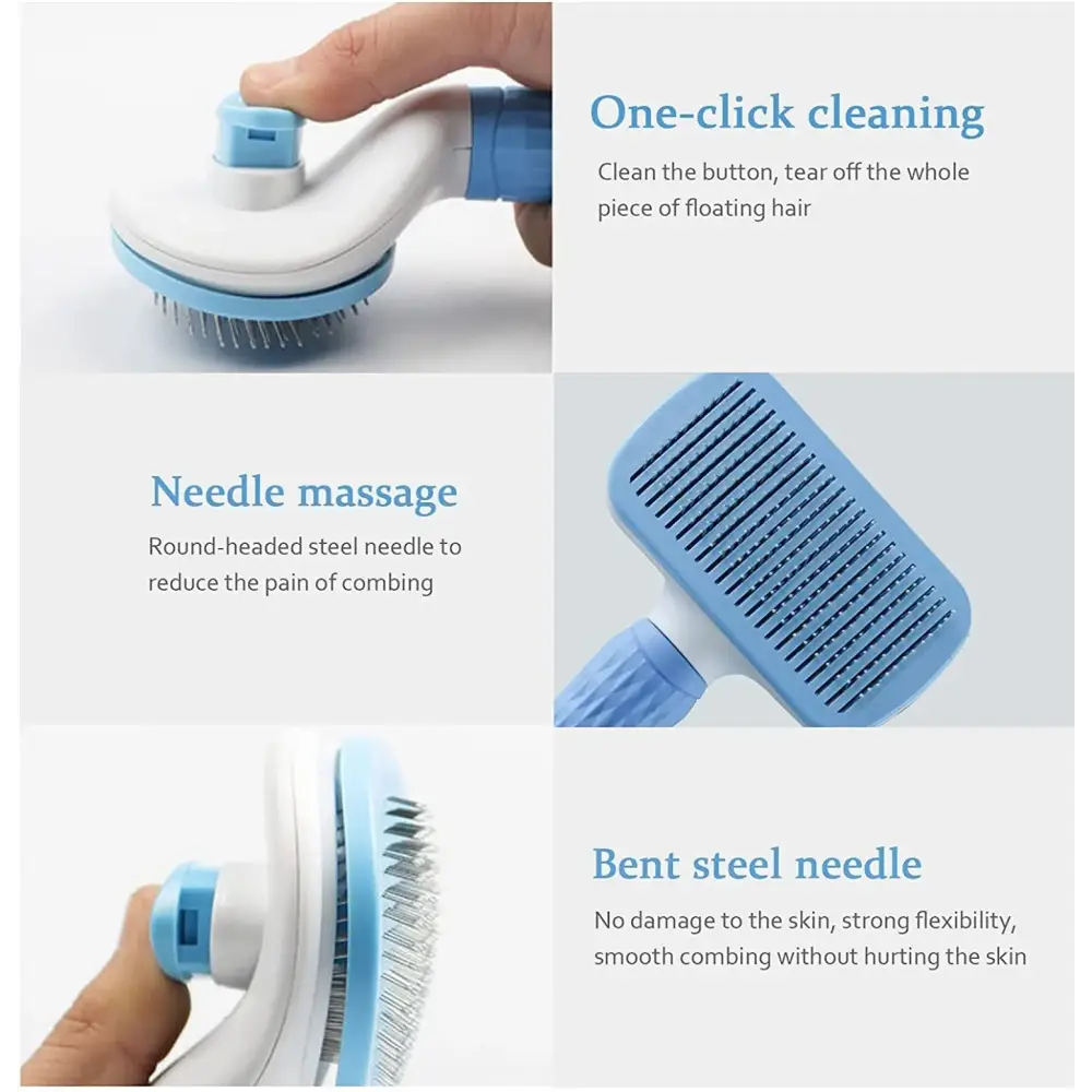 Long Hair Pet Grooming & Hair Remover Brush - pet brush