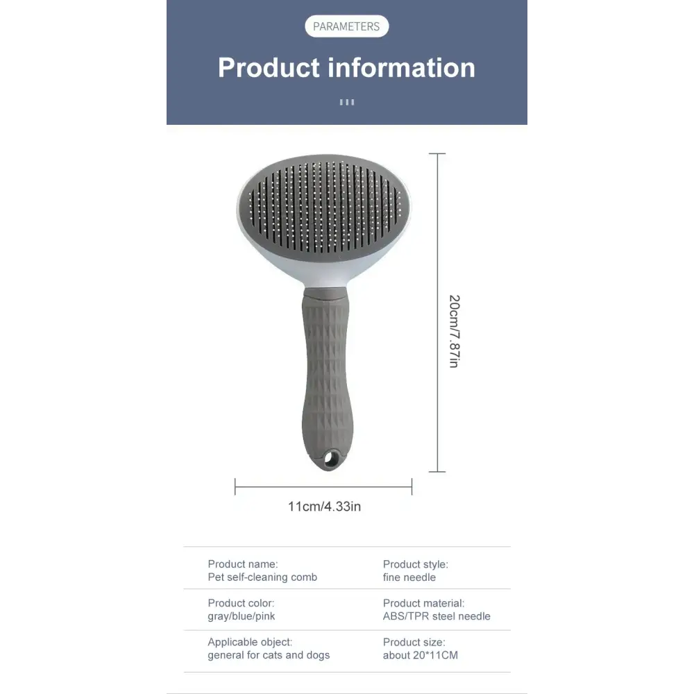 Long Hair Pet Grooming & Hair Remover Brush - pet brush