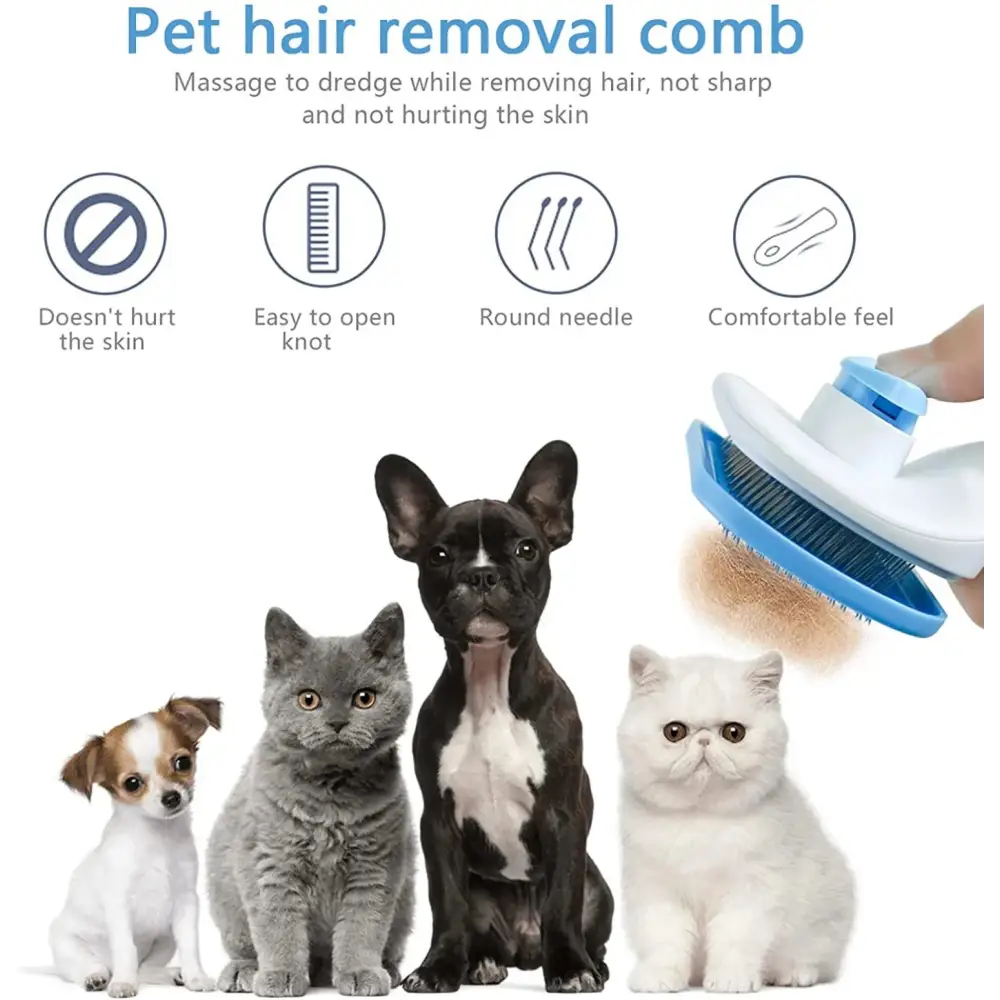 Long Hair Pet Grooming & Hair Remover Brush - pet brush