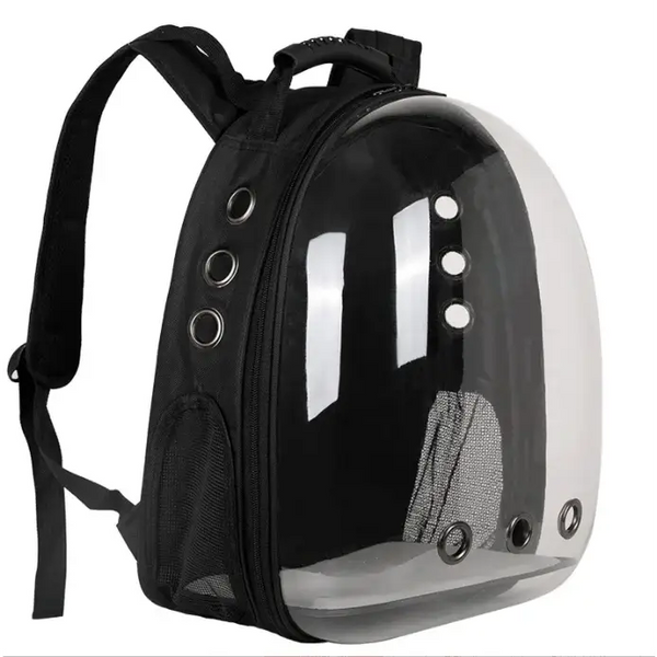 Manufacturer Direct Space Capsule Pet Backpack - Transparent black - cat carrier