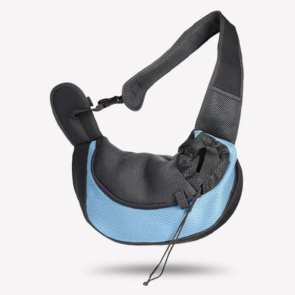 One-Shoulder Pet Travel Bag – Breathable Crossbody Carrier - 5kg / Blue - pet carrier