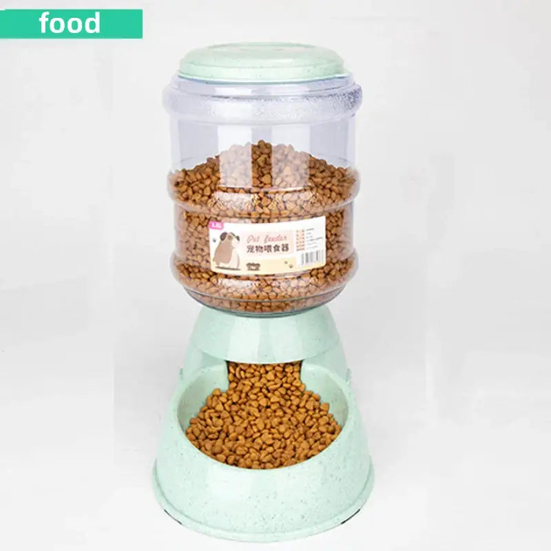 Pet Feeder Bowl with Automatic Water Dispenser - CW022-5 - pet bowls