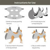 Pet Grooming Hammock for Cats & Dogs - pet grooming supply