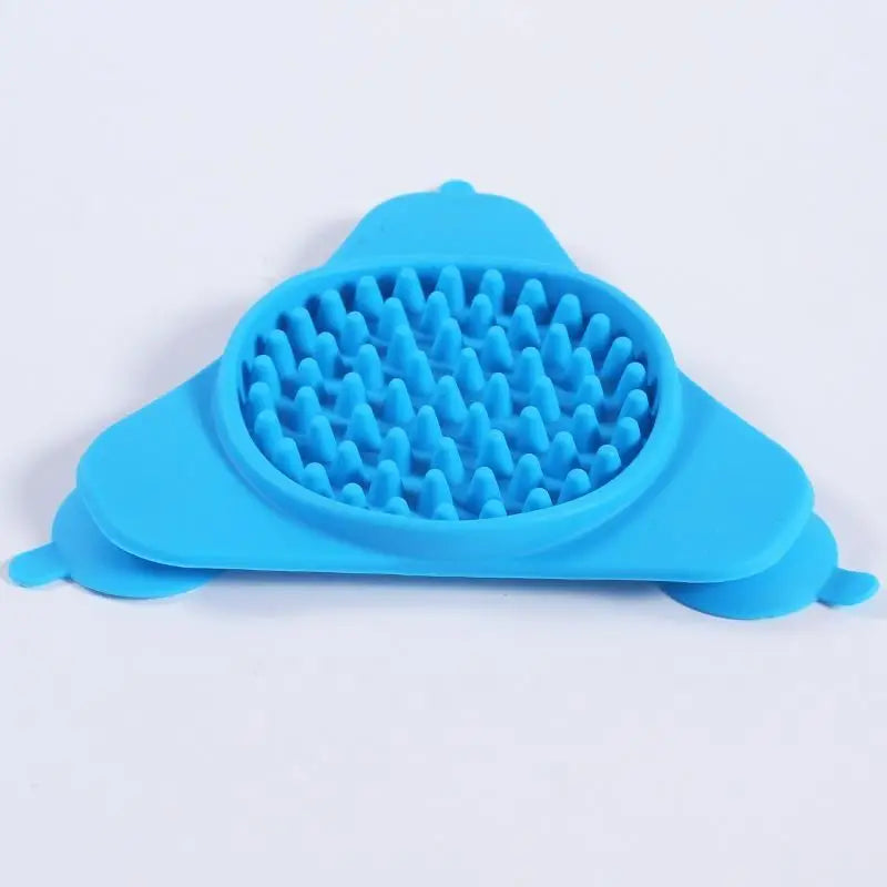 Pet Lick Pad Sucker Slow Food Plate - Pet Supplies / Blue
