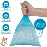 Pet Poop Bag Solid Color Printed Pet Garbage Bag Clean Poop Bag Dog Walking Portable Poop Bag For Dogs Litter