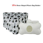Pet Poop Bag Solid Color Printed Pet Garbage Bag Clean Poop Bag Dog Walking Portable Poop Bag For Dogs Litter