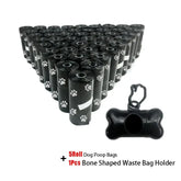 Pet Poop Bag Solid Color Printed Pet Garbage Bag Clean Poop Bag Dog Walking Portable Poop Bag For Dogs Litter
