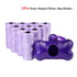 Pet Poop Bag Solid Color Printed Pet Garbage Bag Clean Poop Bag Dog Walking Portable Poop Bag For Dogs Litter