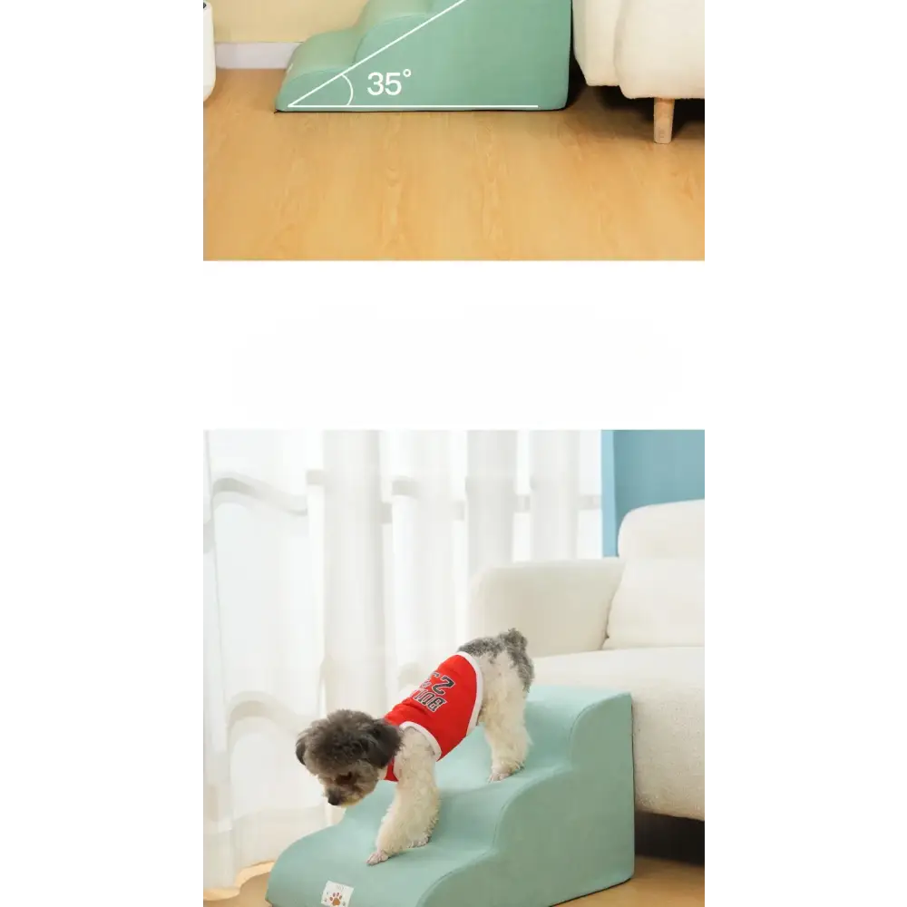 Pet Stairs & Ramp – Memory Foam Washable Cover - Pet stairs