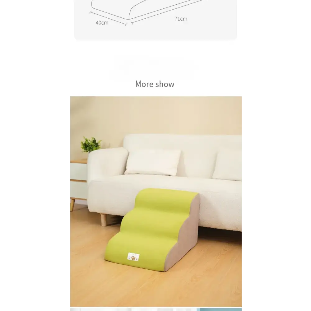 Pet Stairs & Ramp – Memory Foam Washable Cover - Pet stairs
