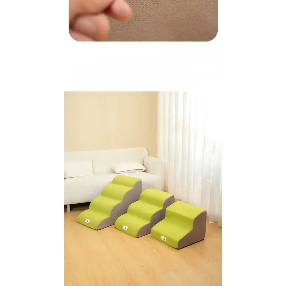 Pet Stairs & Ramp – Memory Foam Washable Cover - Pet stairs