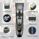 PetsFader Dog Hair Clippers Grooming Kit - pet grooming supply