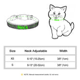 Pink Suede Rhinestone Cat Collar with Bell - cat collar