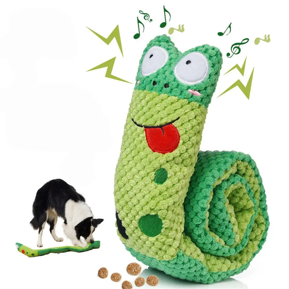 Dog Puzzle Toys Squeaky Plush Snuffle Dog Toy Game IQ Training Foraging Molar Puppy Toy for Small Medium Large Dogs Pet
