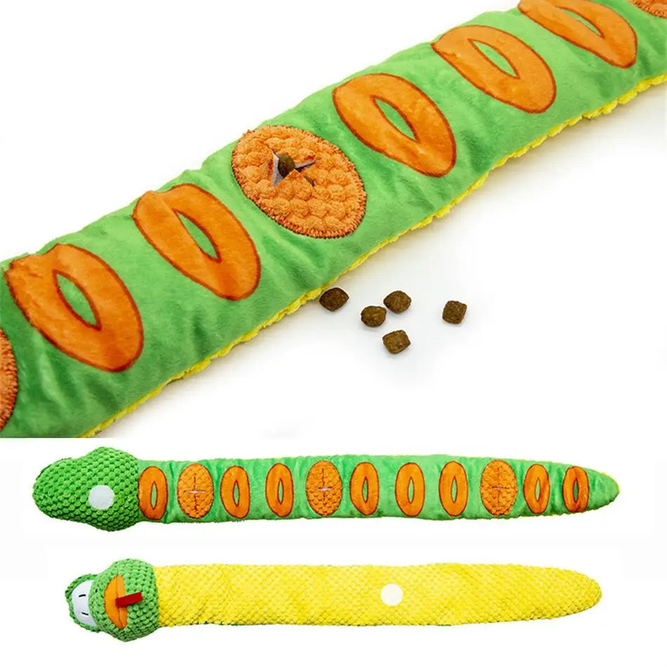 Dog Puzzle Toys Squeaky Plush Snuffle Dog Toy Game IQ Training Foraging Molar Puppy Toy for Small Medium Large Dogs Pet