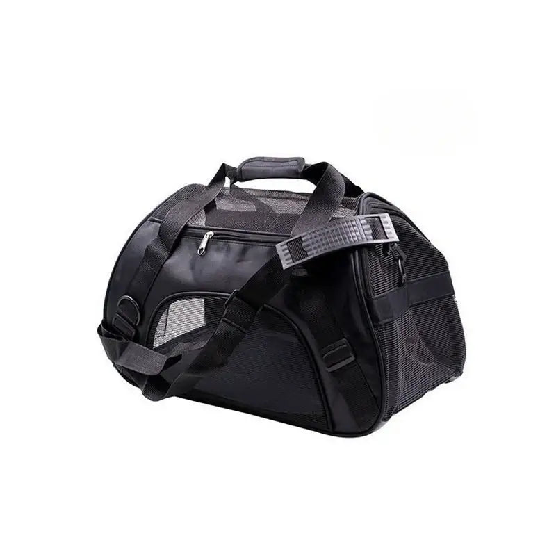 Portable Mesh Pet Travel Carrier Bag - Black / S - cat carrier