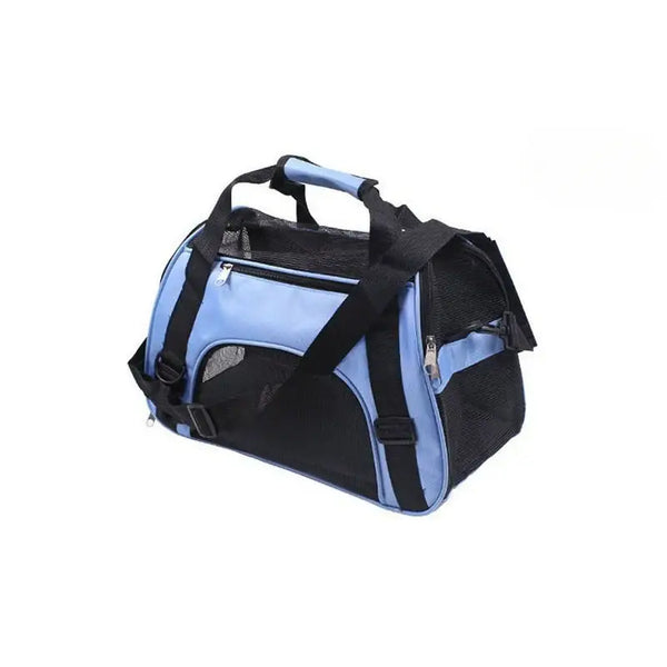 Portable Mesh Pet Travel Carrier Bag - Blue / S - cat carrier