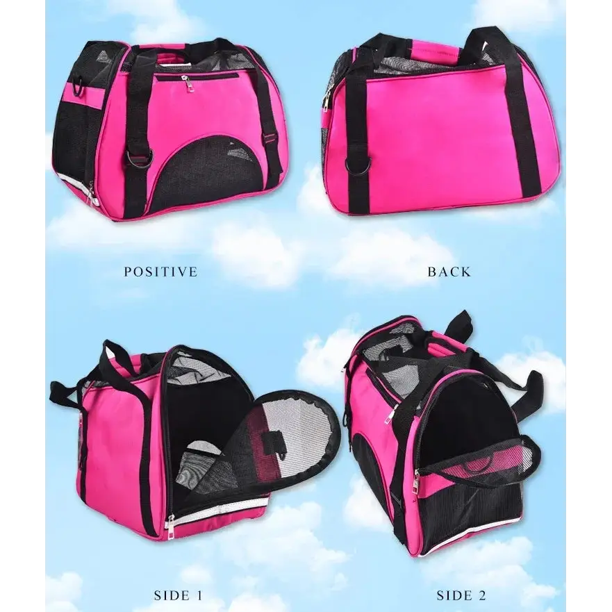 Portable Mesh Pet Travel Carrier Bag - cat carrier
