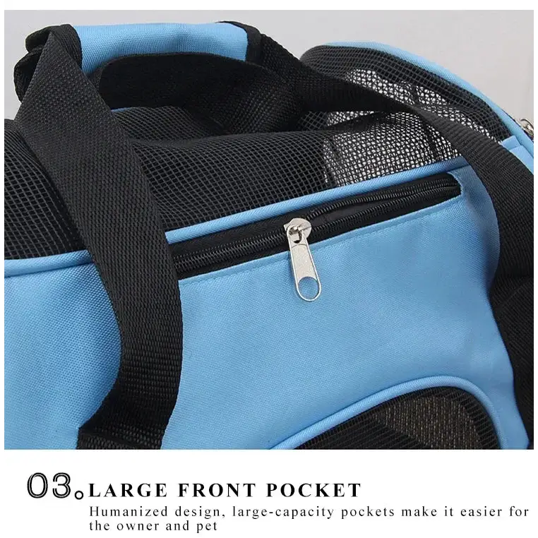 Portable Mesh Pet Travel Carrier Bag - cat carrier