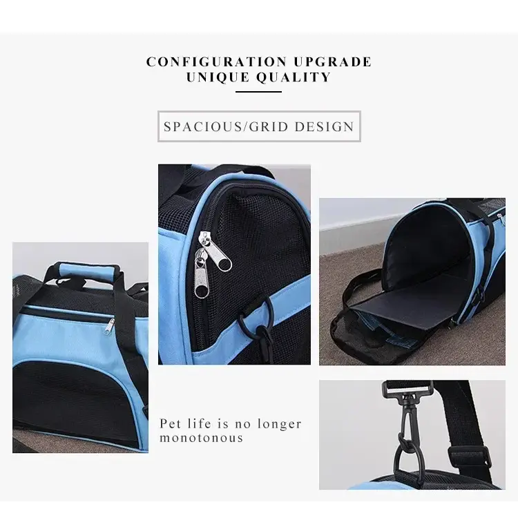 Portable Mesh Pet Travel Carrier Bag - cat carrier