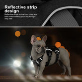 Reflective Nylon Dog Harness with Handle - dog harness