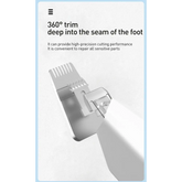 ROJECO Pet Hair Trimmer with LED Light - White / CHINA - dog hair trimmer