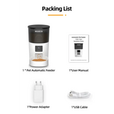 ROJECO Smart Feeder with Camera & Voice Control - 3L Camera Version - cat feeder