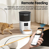 ROJECO Smart Feeder with Camera & Voice Control - 3L Camera Version - cat feeder