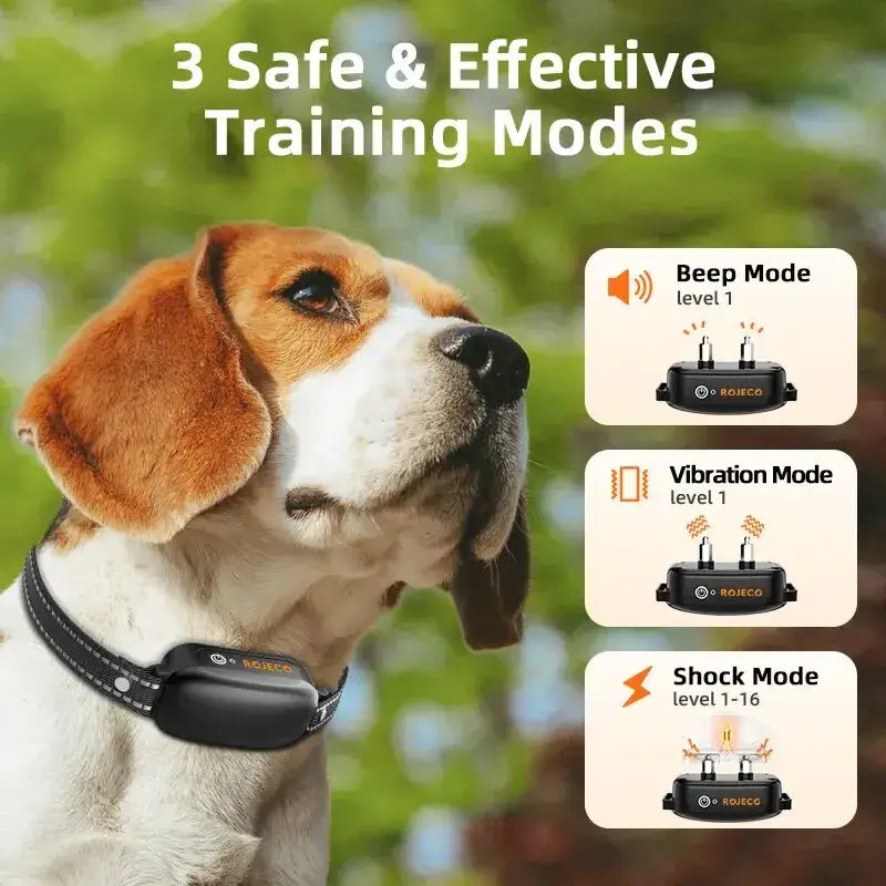ROJECO Waterproof Dog Training Collar with Remote - Dog training collar