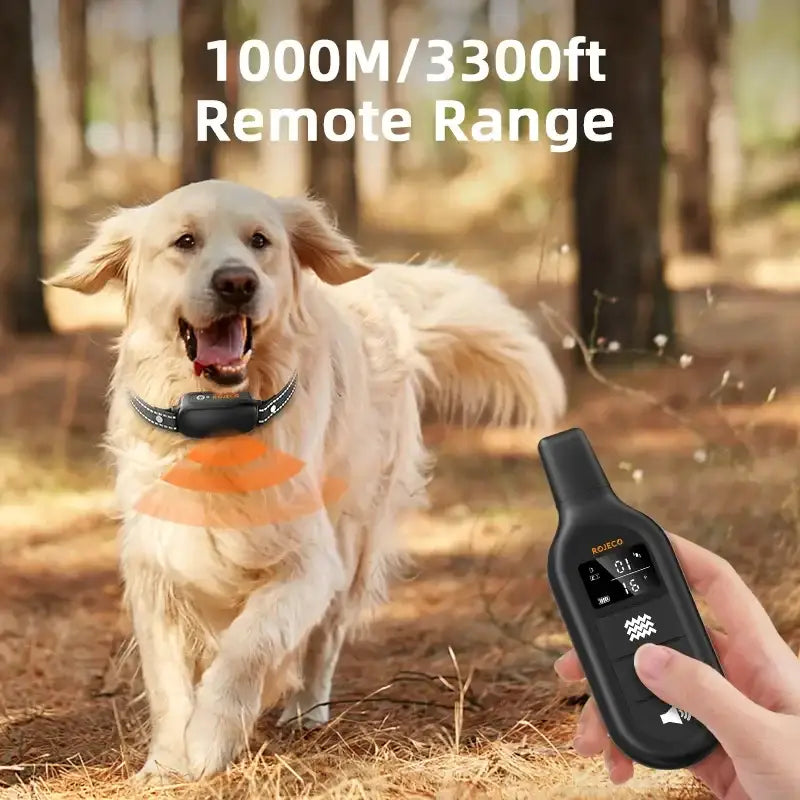 ROJECO Waterproof Dog Training Collar with Remote - Dog training collar