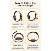 ROJECO Waterproof Dog Training Collar with Remote - Dog training collar