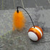 Rolling Pet Toys Interactive 360 Degree Automatic Self Rotating LED Light Sound Cat Chaser Ball Exercise