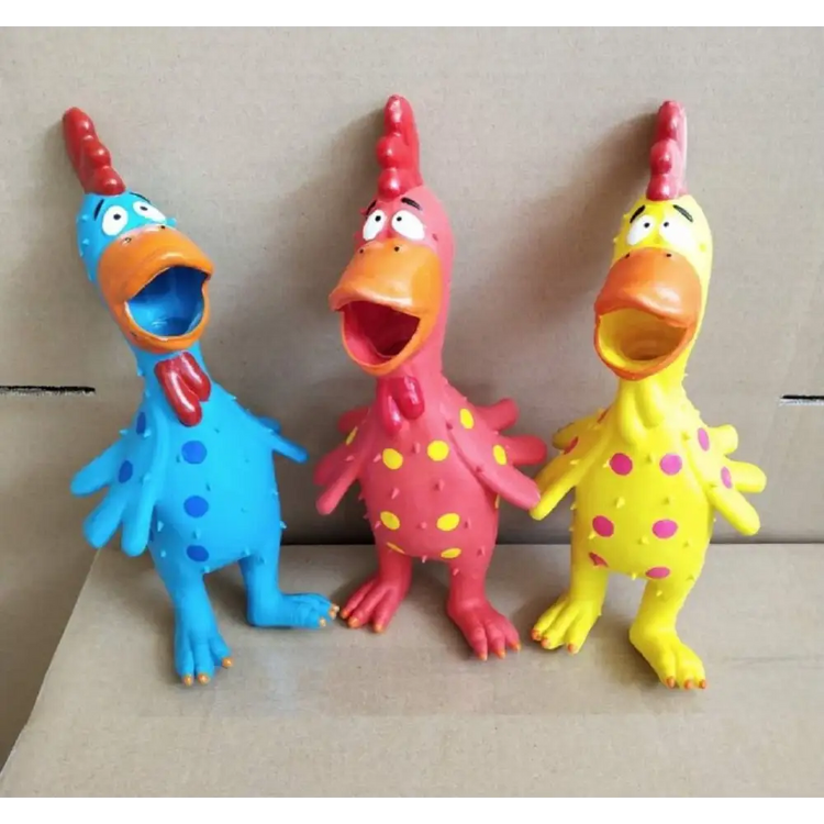 Pet Dog Toys Screaming Chicken Squeeze Sound Toy - Bite Resistant Dog Chew Toy