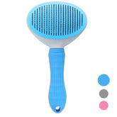 Self-Cleaning Pet Hair Removal Brush - Blue - Pet Hair Remover Brush