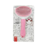 Self-Cleaning Pet Hair Removal Brush - Pink with packaging - Pet Hair Remover Brush