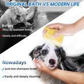 Silicone Pet Bath & Shampoo Brush – 80ml - pet brush