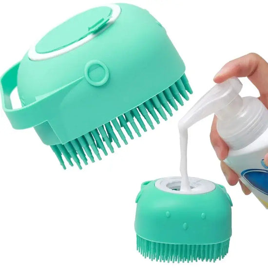 Silicone Pet Bath & Shampoo Brush – 80ml - pet brush