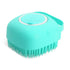 Silicone Pet Bath & Shampoo Brush – 80ml - blue - pet brush