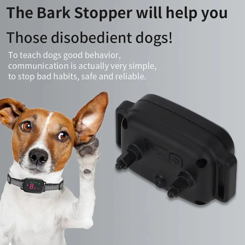 Smart Anti-Bark Dog Collar with HD Display - Dog training collar