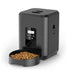 Smart Automatic Pet Feeder with Timer & Bowl - Black Button Feeder - cat feeder