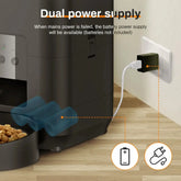 Smart Automatic Pet Feeder with Timer & Bowl - cat feeder