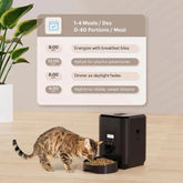 Smart Automatic Pet Feeder with Timer & Bowl - cat feeder