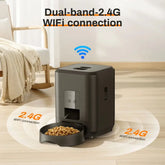 Smart Automatic Pet Feeder with Timer & Bowl - cat feeder