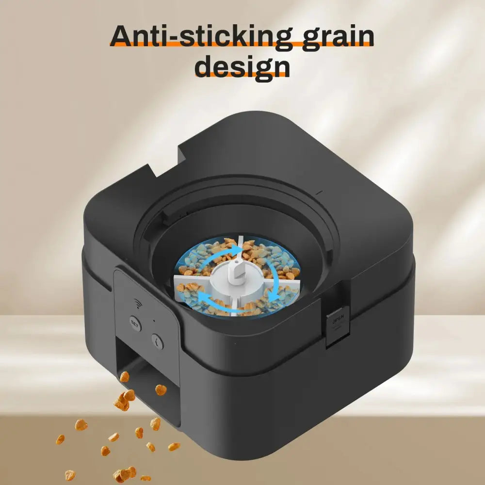 Smart Automatic Pet Feeder with Timer & Bowl - cat feeder