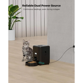 Smart Automatic Pet Feeder with Timer & Bowl - cat feeder