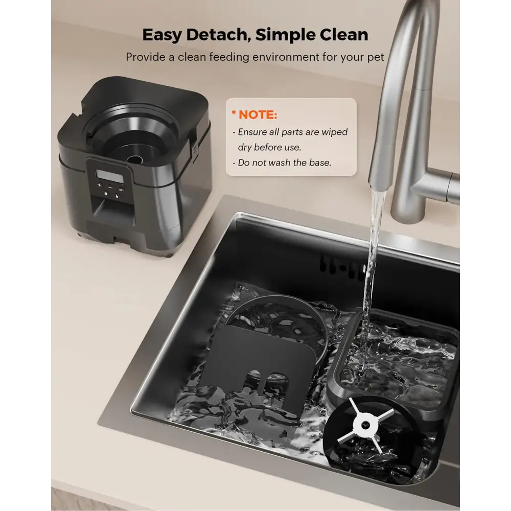 Smart Automatic Pet Feeder with Timer & Bowl - cat feeder