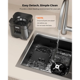 Smart Automatic Pet Feeder with Timer & Bowl - cat feeder